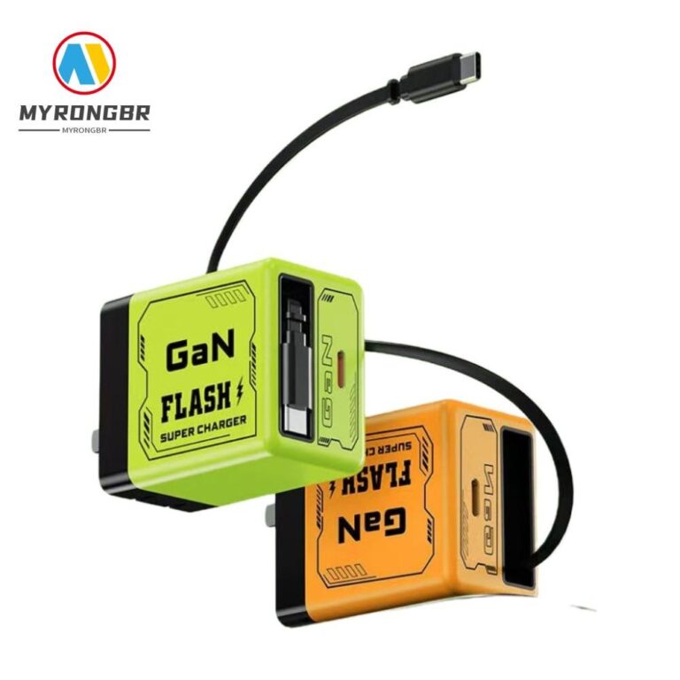 Carregador De Telefone MYRONGBR , Retrátil Tipo C