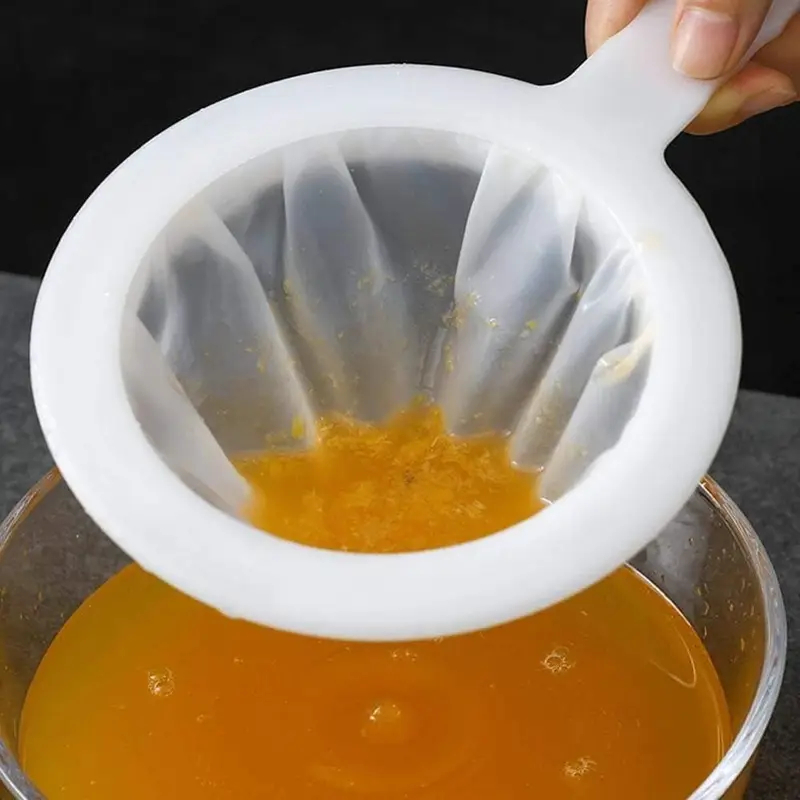 Malha Filtrante Reutilizável 200 Micras – Ideal para Leite, Soja, Iogurte e Chá