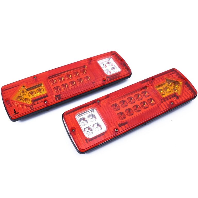 Par Lanterna Traseira Caminhão Carretinha Led 12V
