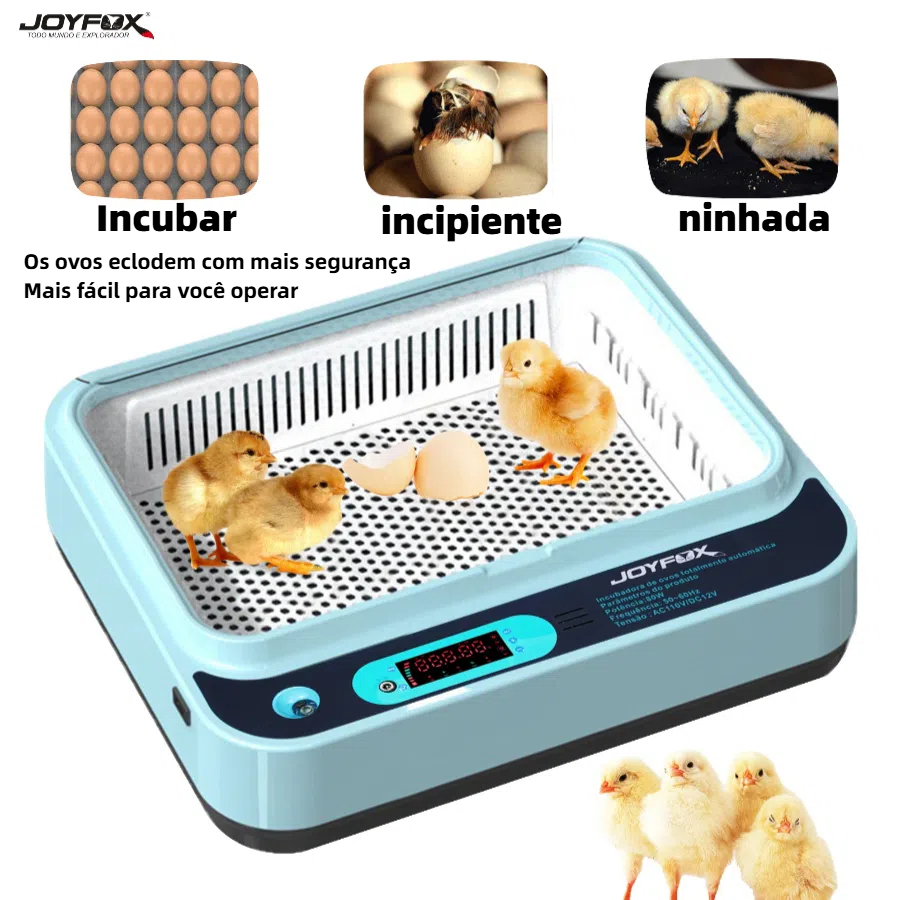chocadeira de ovos automática 64 Ovos Galinha Automática Digital eclo chocadeira