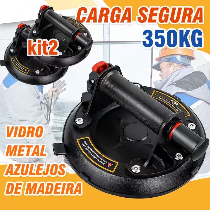 Ventosa Sucção 350kg Vacuo Profissional Para Vidro Marmore Ventosa Profissional  GEELE