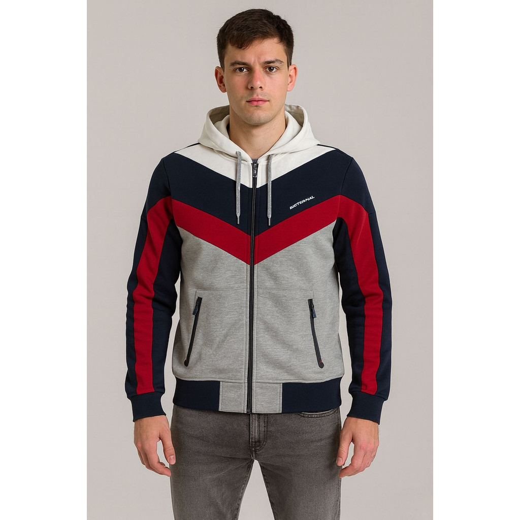 Blusa Moletom Com Pequenos Defeitos Importada Zíper Capuz