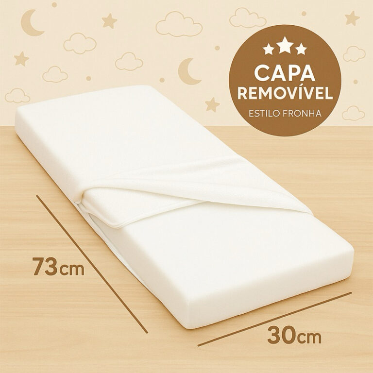 Colchão Para Carrinho De Bebê Moises Universal 7