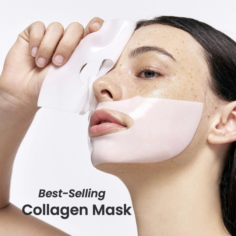 Máscara Profunda Real Bio-Collagen-Máscaras Faciais Hidratantes Profundas Descartáveis