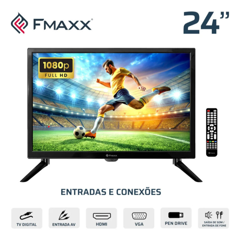 monitor Fmaxx Ft24 Led Fullhd Cor Preto