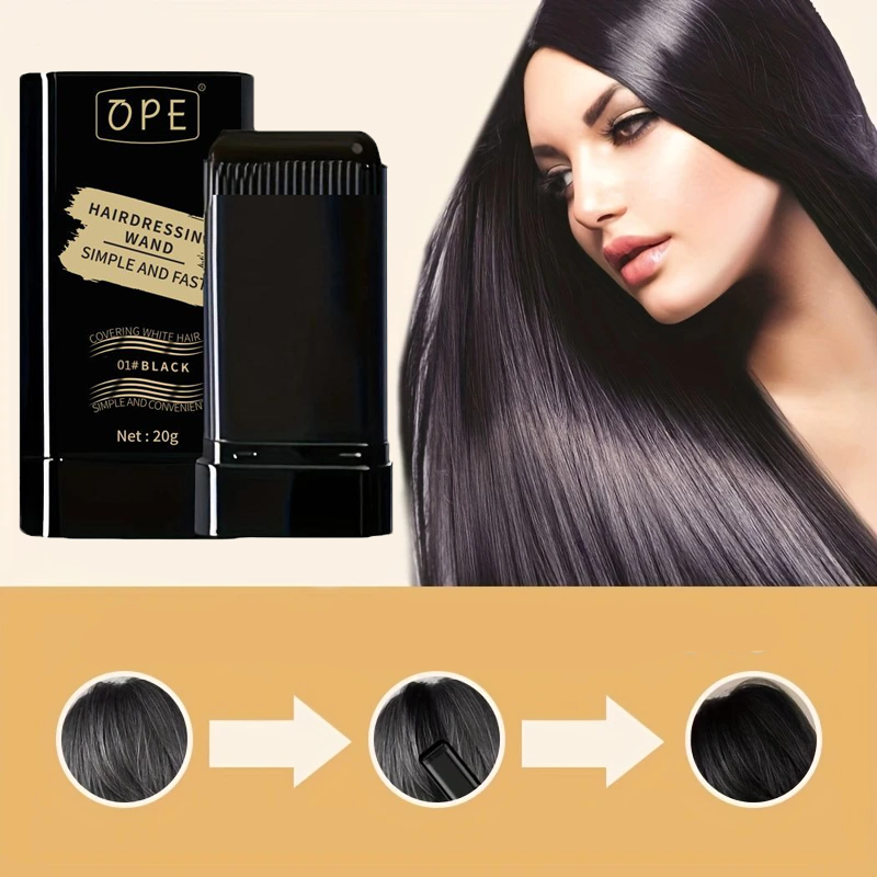 Os Bastões De Cor De Cabelo E Barba De Retoque Rápido São Fáceis De Aplicar Cobrir Cabelos Grisalhos