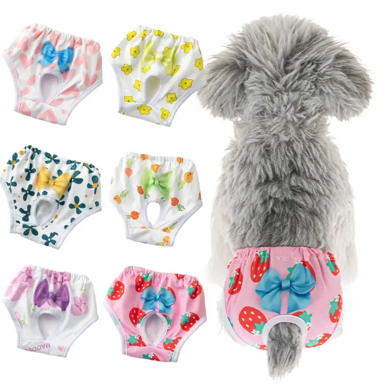 Fraldas Para Cães Calor , Calças Menstruais Absorventes Confortáveis Animais De Estimação , Fisiológ
