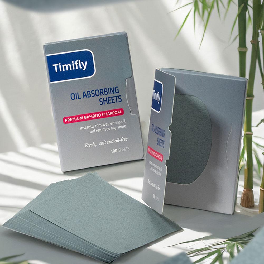 100 Pçs/1 Caixa De Papel Absorvente De Óleo Facial Controle Homens E Mulheres Verão Refrescante Rost