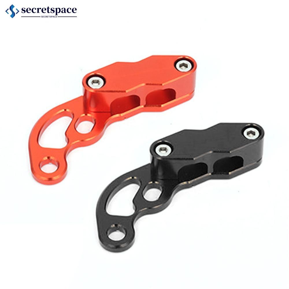 SECRETSPACE Motocicleta CNC Frente Duplo Furo Linha De Freio Mangueira Braçadeira Titular Para YAMAH