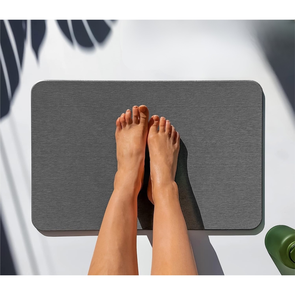 Tapete de Pedra Diatomita para Banheiro 60x 39cm – Linha Casa