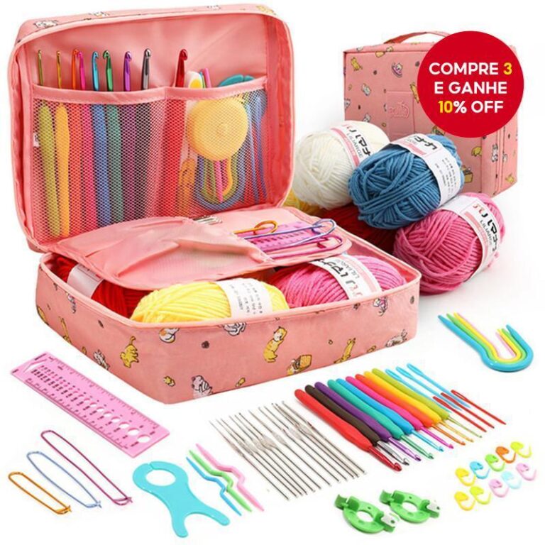 59Pcs Wool Crochet Hooks Artesanato DIY Artesanal 