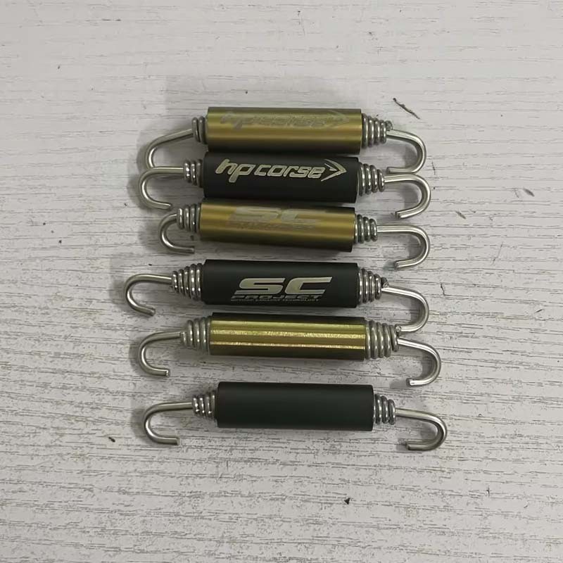 Molas Com Tampa De Montagem Para Tubos De Escape De Motocicletas De Aço Inoxidável Universal