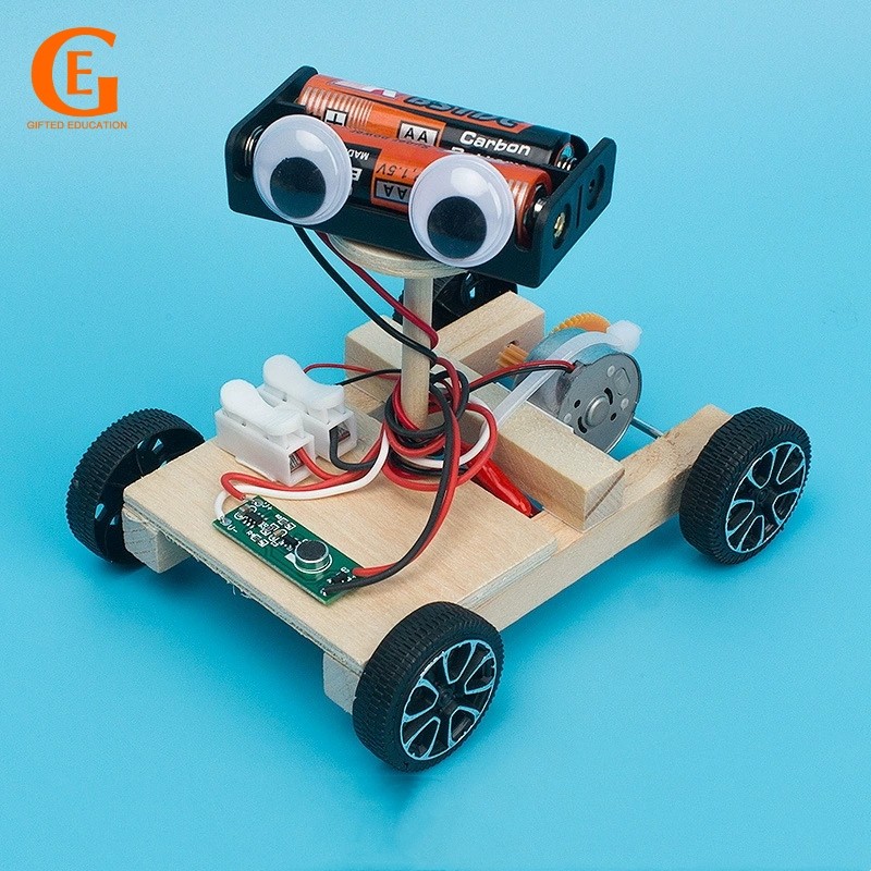 Educação Dotada DIY Robô De Carro Ativado Por Voz Criativo Projeto Científico Experimento A Vapor Br