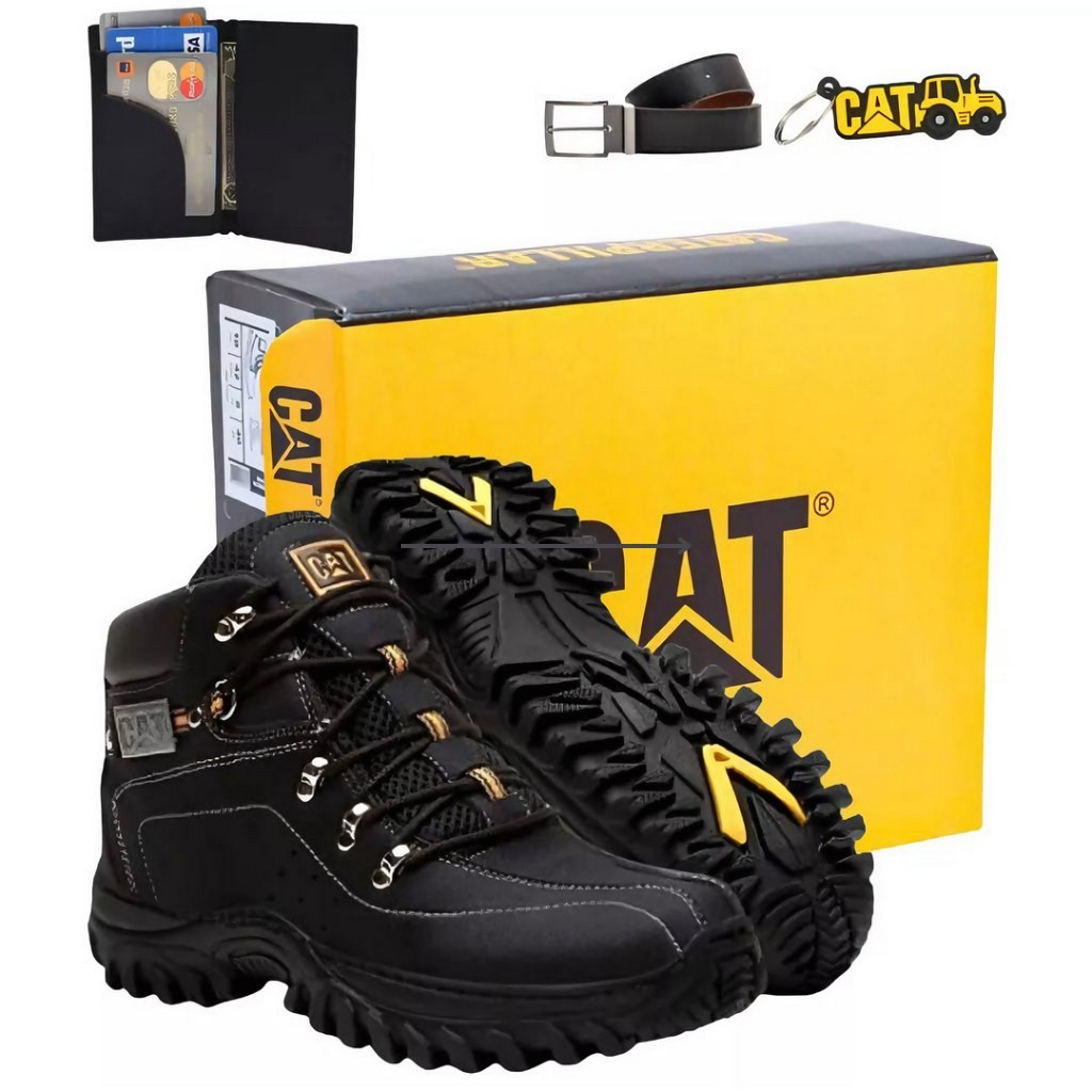 Bota Masculina Caterpillar Adventure Lona em Promoção