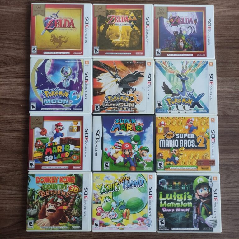 Jogos de Nintendo DS/3DS, Mário, Zelda, Pokemon P