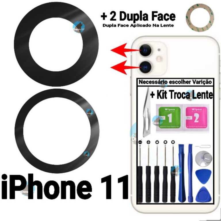 Lente Vidro Camera Traseira iPhone 11 Vidrinho Ori
