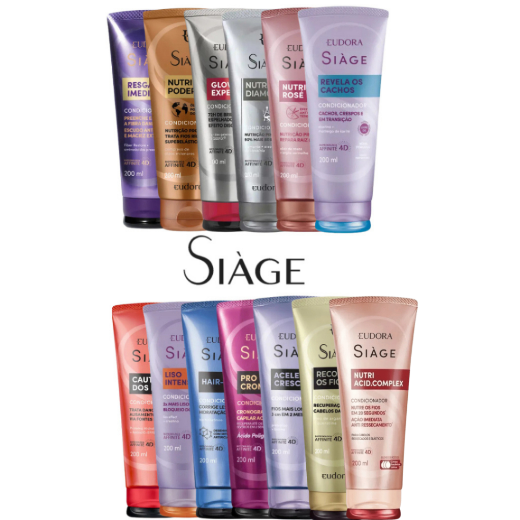 Condicionador Siage Eudora Escolha Seu Favorito – 200ml