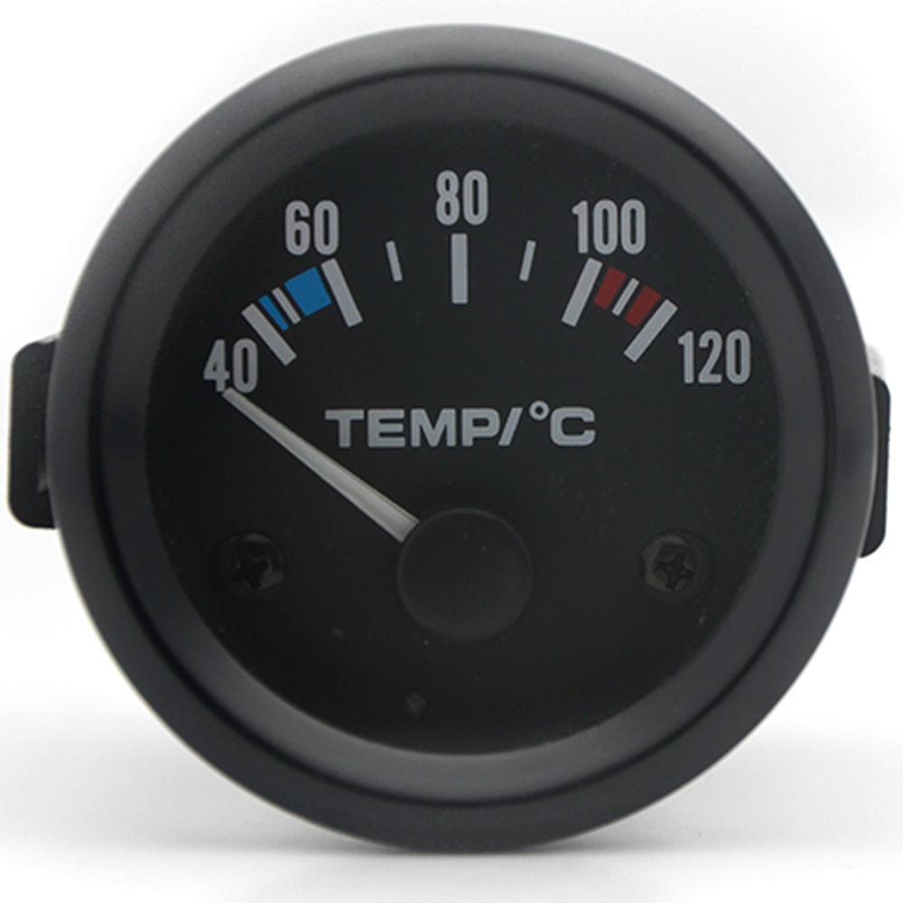 Marcador Indicador de Temperatura Automotivo Universal 12V 52mm