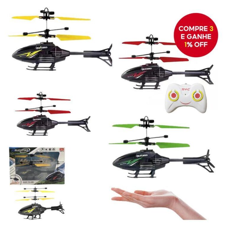 Brinquedo De Helicóptero Infantil , Controle Remo