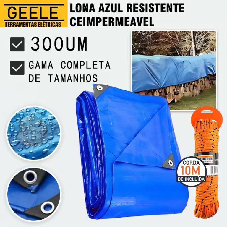 Lona Impermeavel Reforçada Piscina Construção C