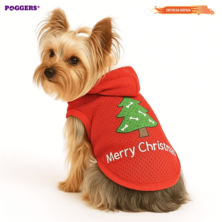 Roupa Roupinha para Cachorro Pet Gato Natal Natali