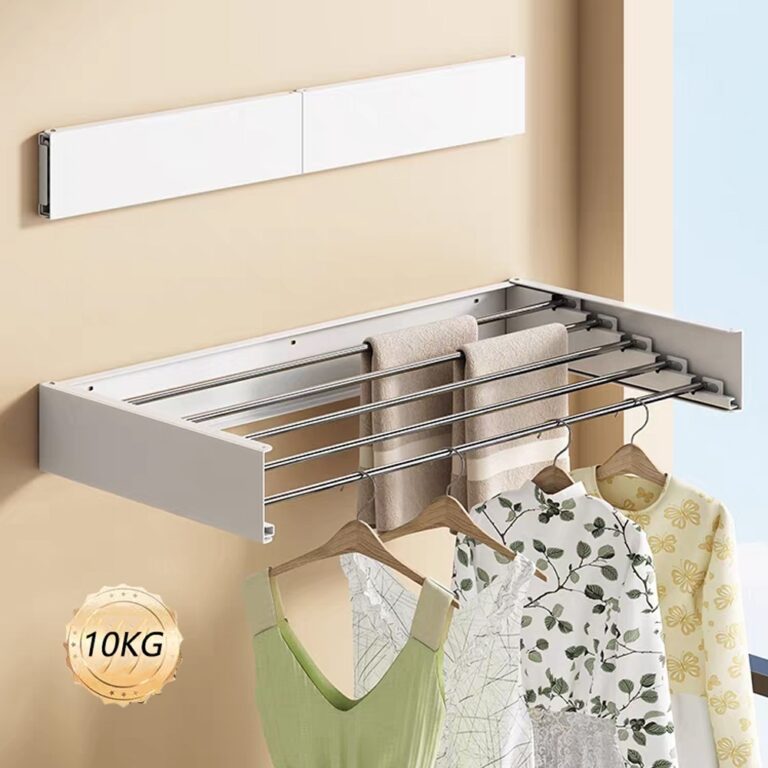 60/70/80/90/100/120 cm Varal de Parede Mágico Ret