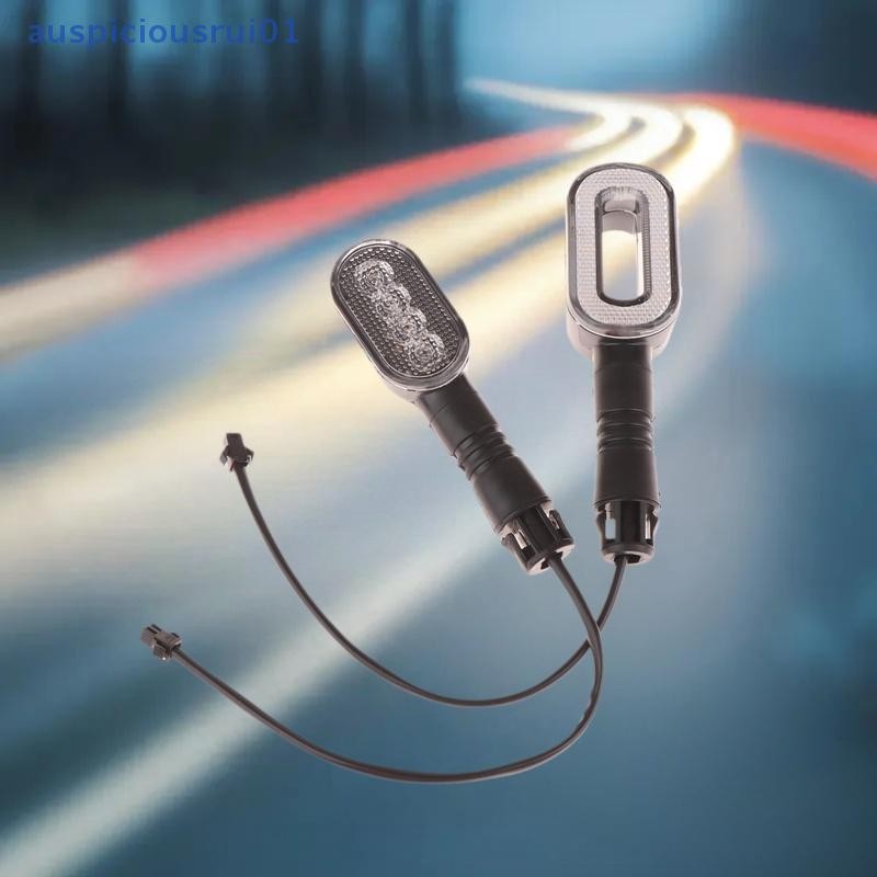 2 Pçs Sinal De Volta Chifre Lanterna Traseira 36V/48V/60V/72V Luz Da Bicicleta Lâmpada Advertência A