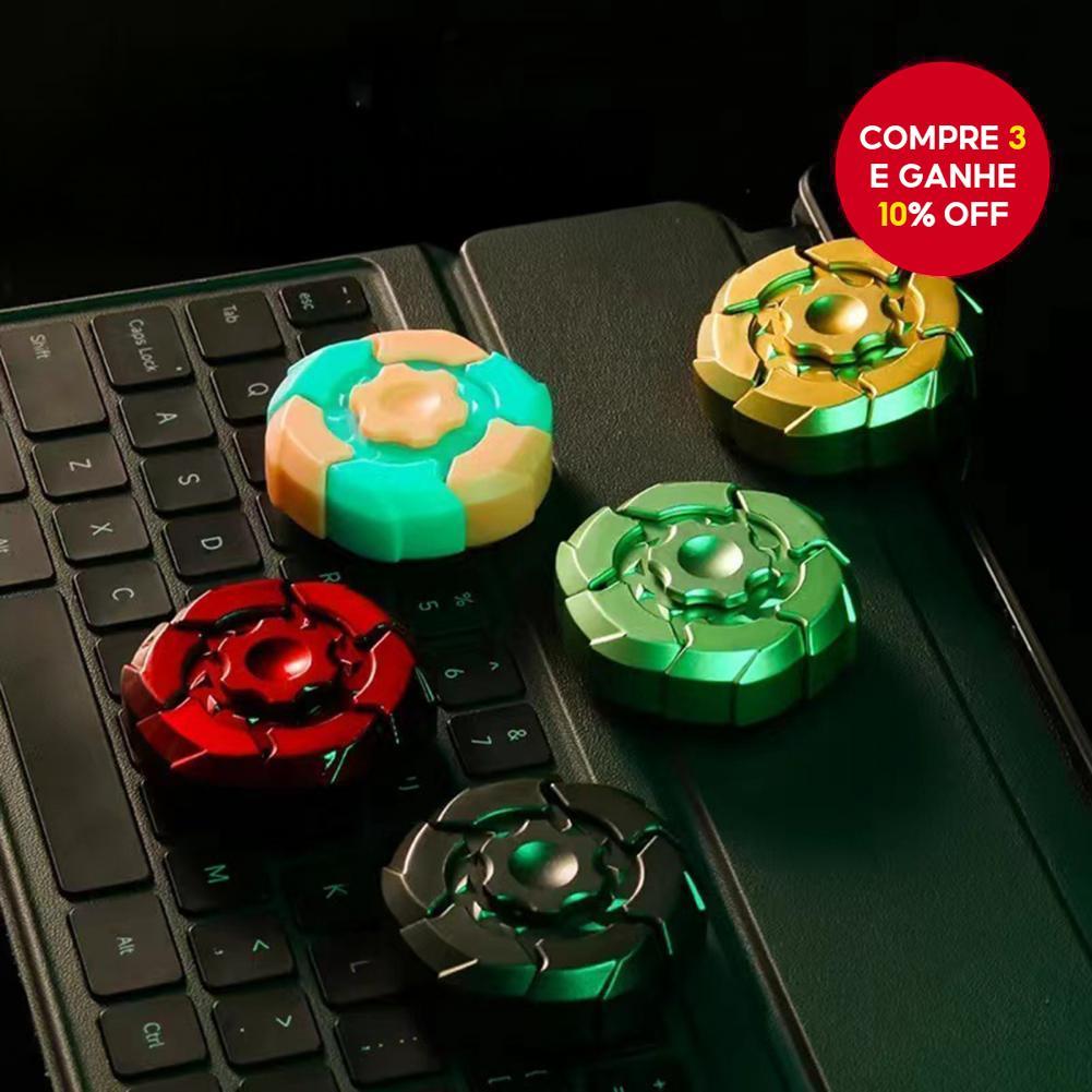 Brinquedo Luminosa de Spinner Anti-estresse ABS com Sucção Magnética para Alívio de Estresse e Diver