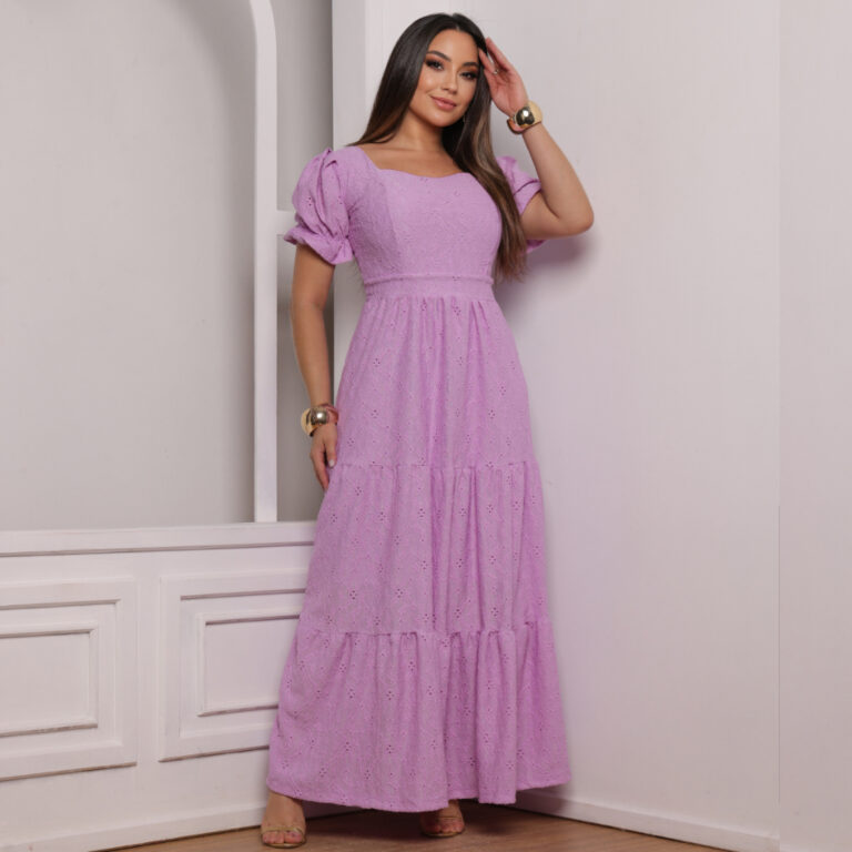 Vestido Feminino Longo Elegante De Festa Casamento