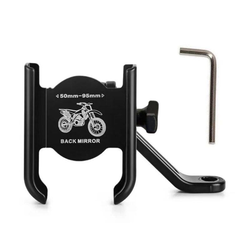 Suporte De Telefone Para Motocicleta Em Liga De Al