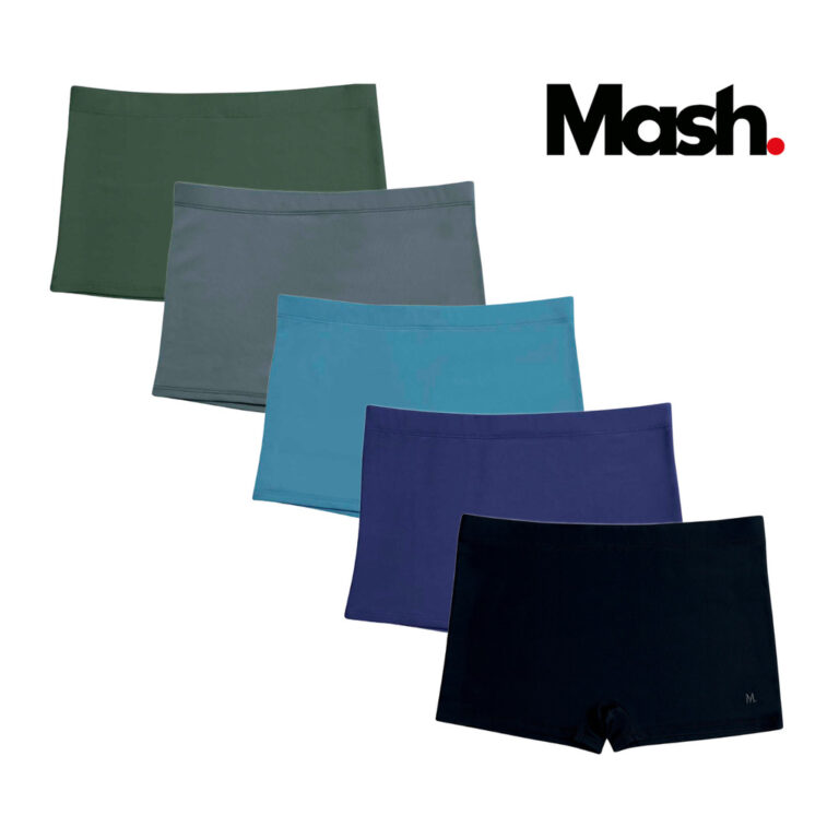 Sunga Boxer Lisa Com Bordado Mash Original