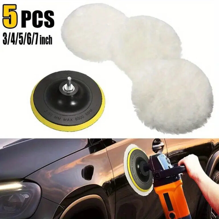 Kit Boina Lã Polimento Automotivo 5/3 Polegadas C
