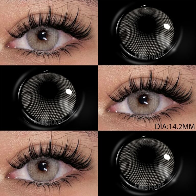 EYESHARE Um Par De Lentes Cinza Claro , Coloridas 