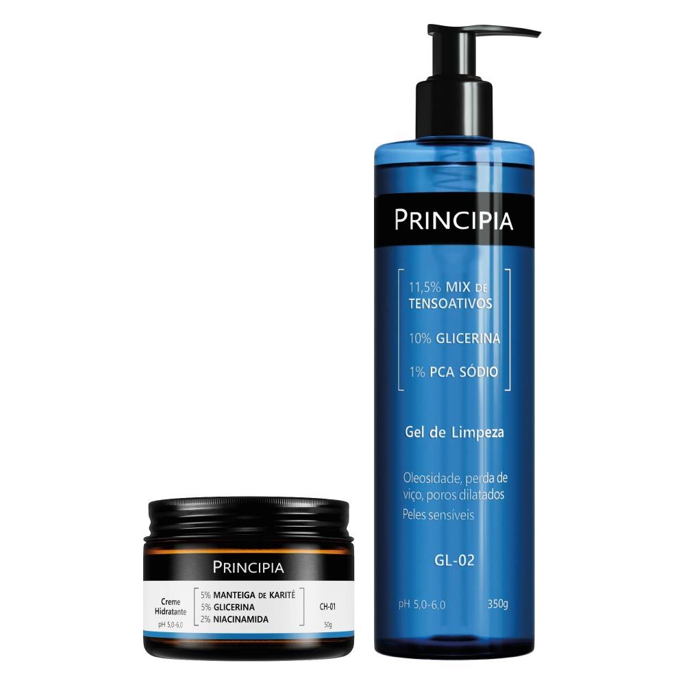 Principia Kit Limpeza e Hidratação Dia a Dia – Todo Tipo de Pele Dia/Noite