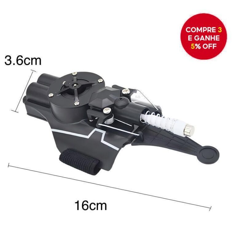 Novo Lançador de Aranha Recarga Automática de Pu