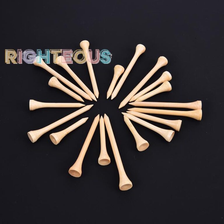 Rightrous 100 Pçs/Set Tees De Golfe Bambu Tee Bol