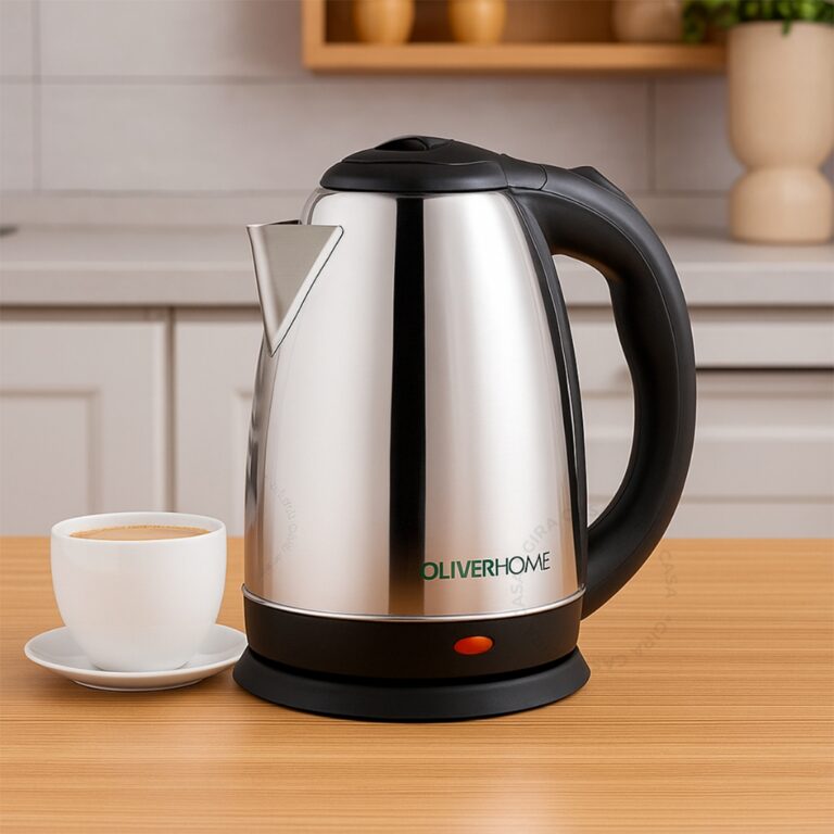 Chaleira Jarra Elétrica Inox Prateada 1.8litros O