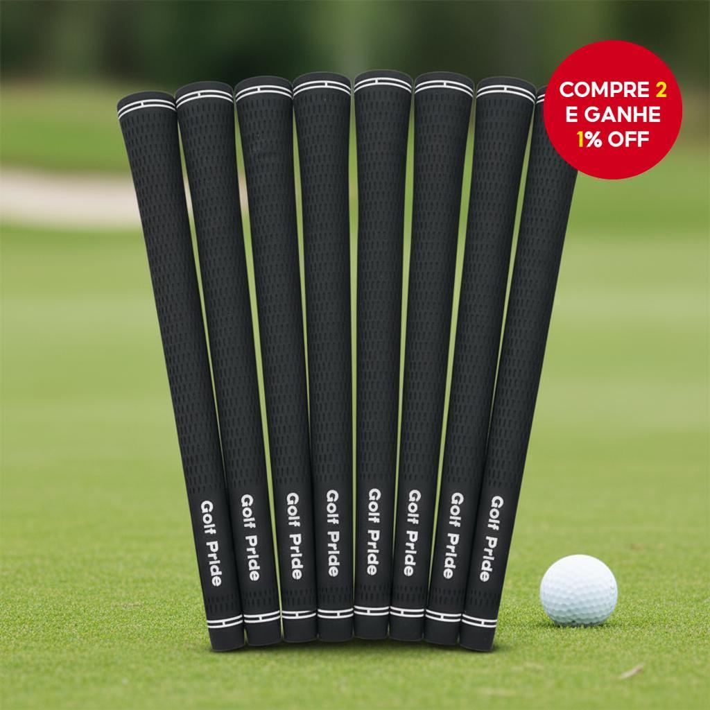 Golf Pride 100 Points Classic Grip – Padrão/Médio/Jumbo, 1 Peça de Alta Qualidade
