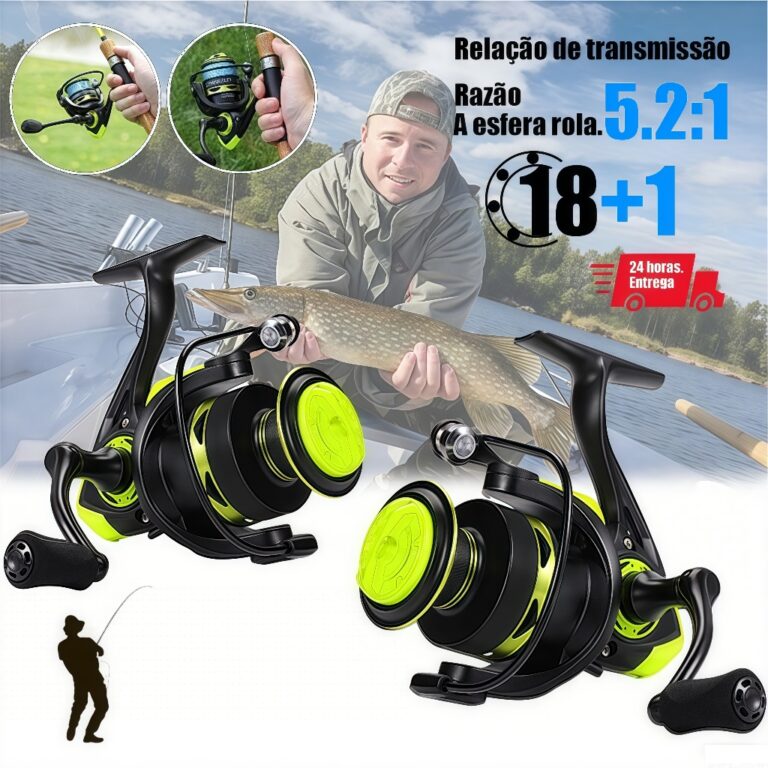 Molinete HK1000-7000 De Pesca De Metal EVA Max Arr