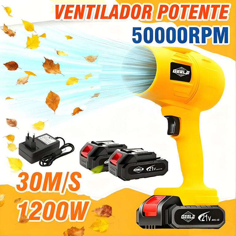 Soprador turbo portátil recarregável De Folhas P