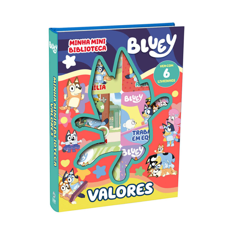 Bluey Minha Mini Biblioteca – Valores