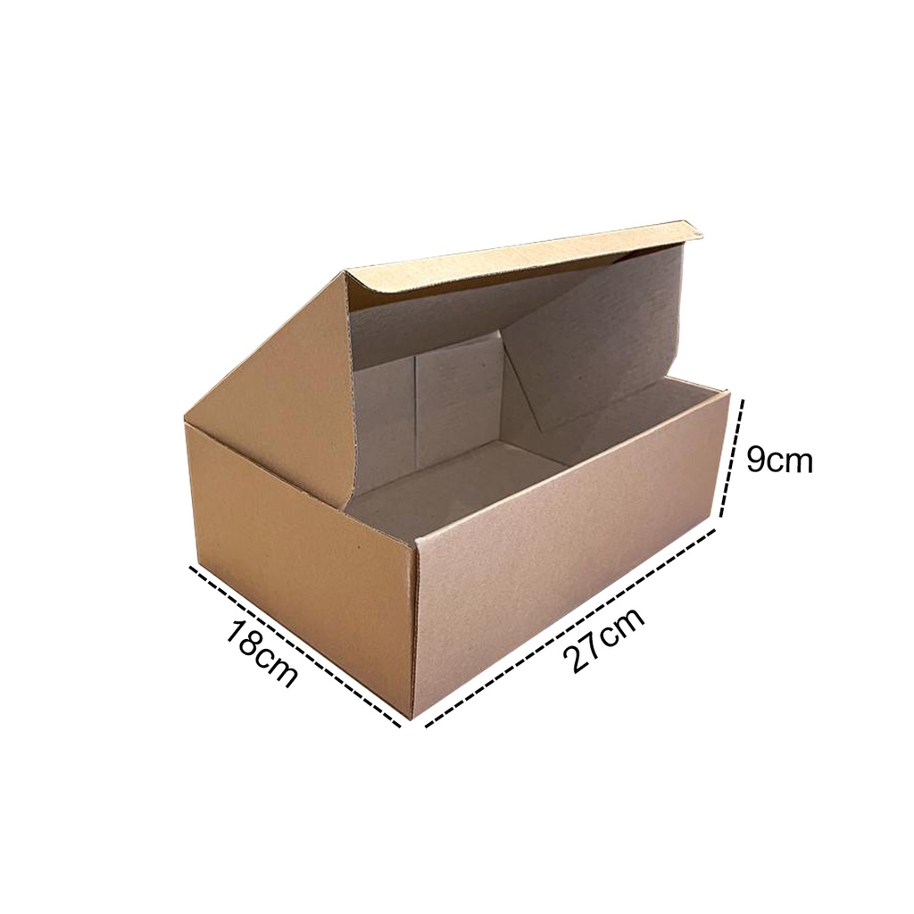 10 Caixas de Papelão Para E-commerce Medidas 27x18x9 Correios Envios Sedex Pac Caixa Grande Pardo co