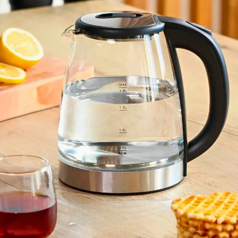 Chaleira Elétrica Jarra 1.8L Café Chá Inox 110v