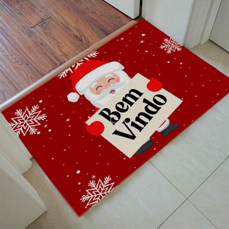 Tapete Capacho Natalino Antiderrapante | Decoraç