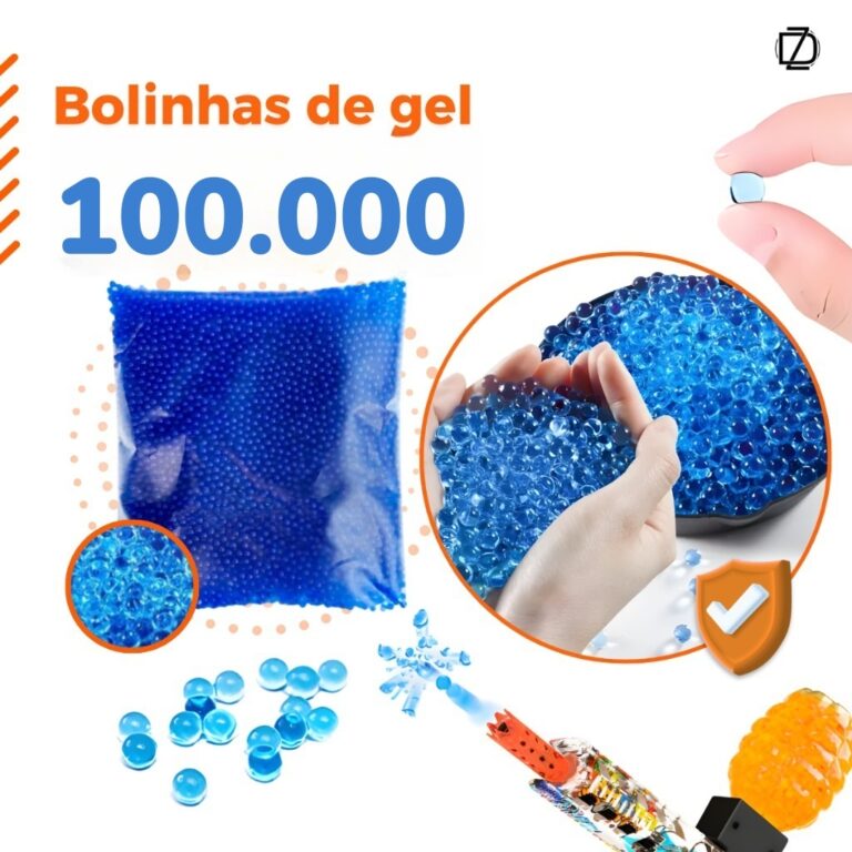 100000 / 100 Mil Bolinha De Gel 7mm Cresce Na Aág