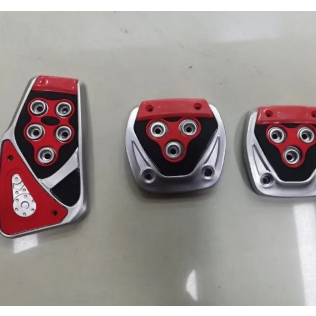 Kit 3 Peças Pedaleiras Esportivas Automotiva Carr