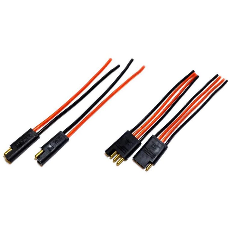 Conector 2 Vias e 4 Vias plug Fio 2,5mm – 4 