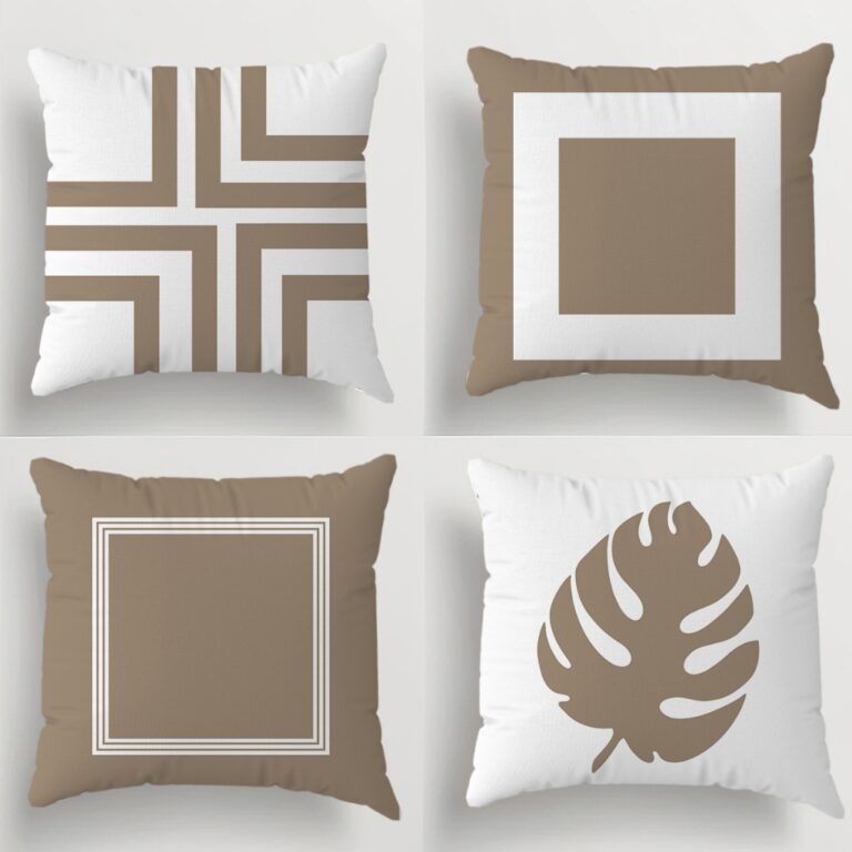 Kit Com 04 Capas Para Almofadas Decorativas Ideal 