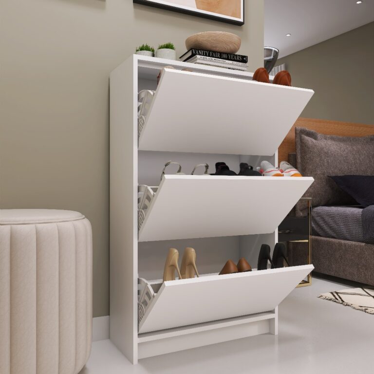 Sapateira 3 Portas Armário Multiuso Organizador p