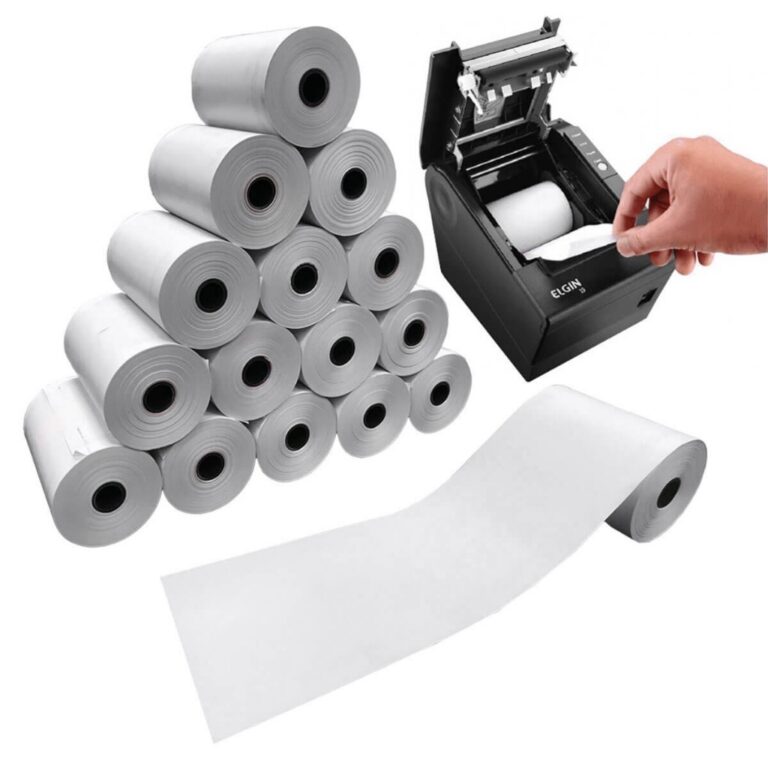 20 Unidades Bobina Térmica 80x40mm 20 metros